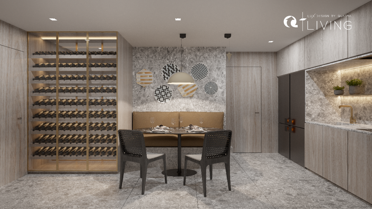 Cozinha gourmet com adega