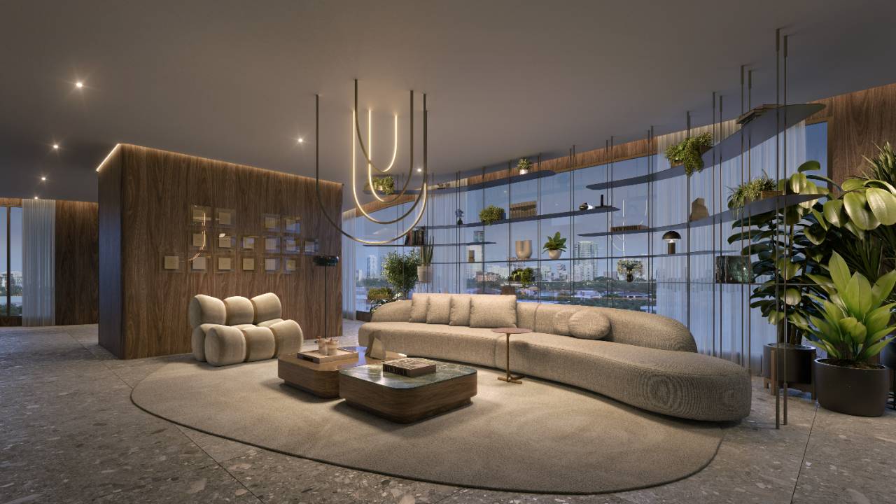 Ambiente sofisticado de alto padrão